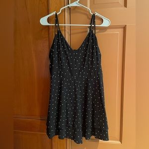 Altar’d State Black and White Star Print Romper